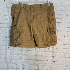 Khaki Cargo Shorts